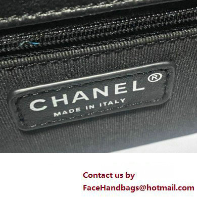 Chanel Tweed, Sequins  &  Black Metal Black  &  White Mini Flap Bag AS4051 2023